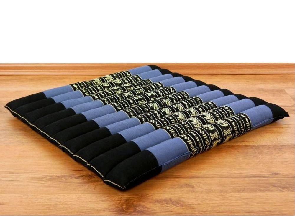 Coussin surpiqué en kapok 50 cm