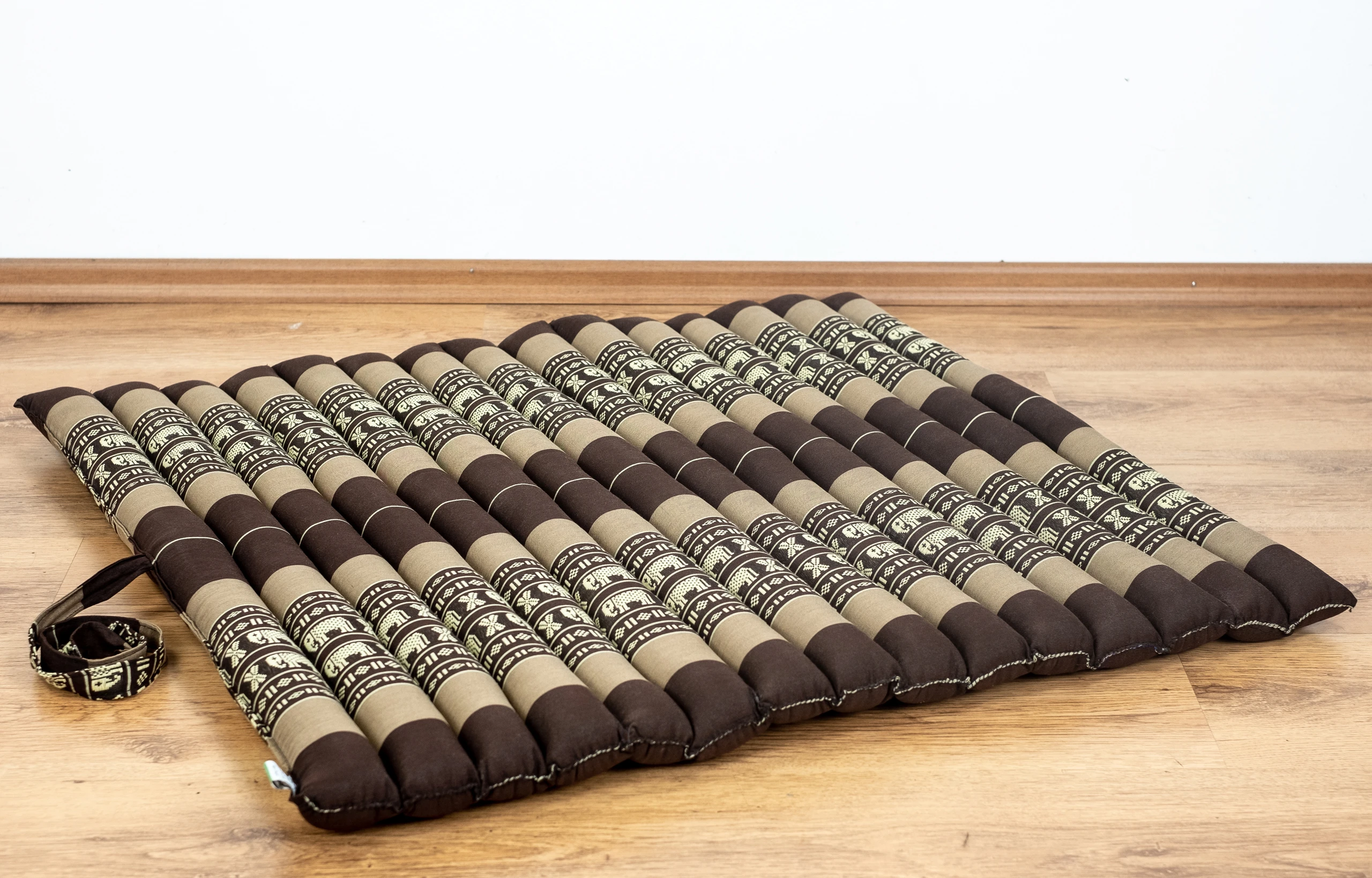 Coussin surpiqué en kapok 75 cm