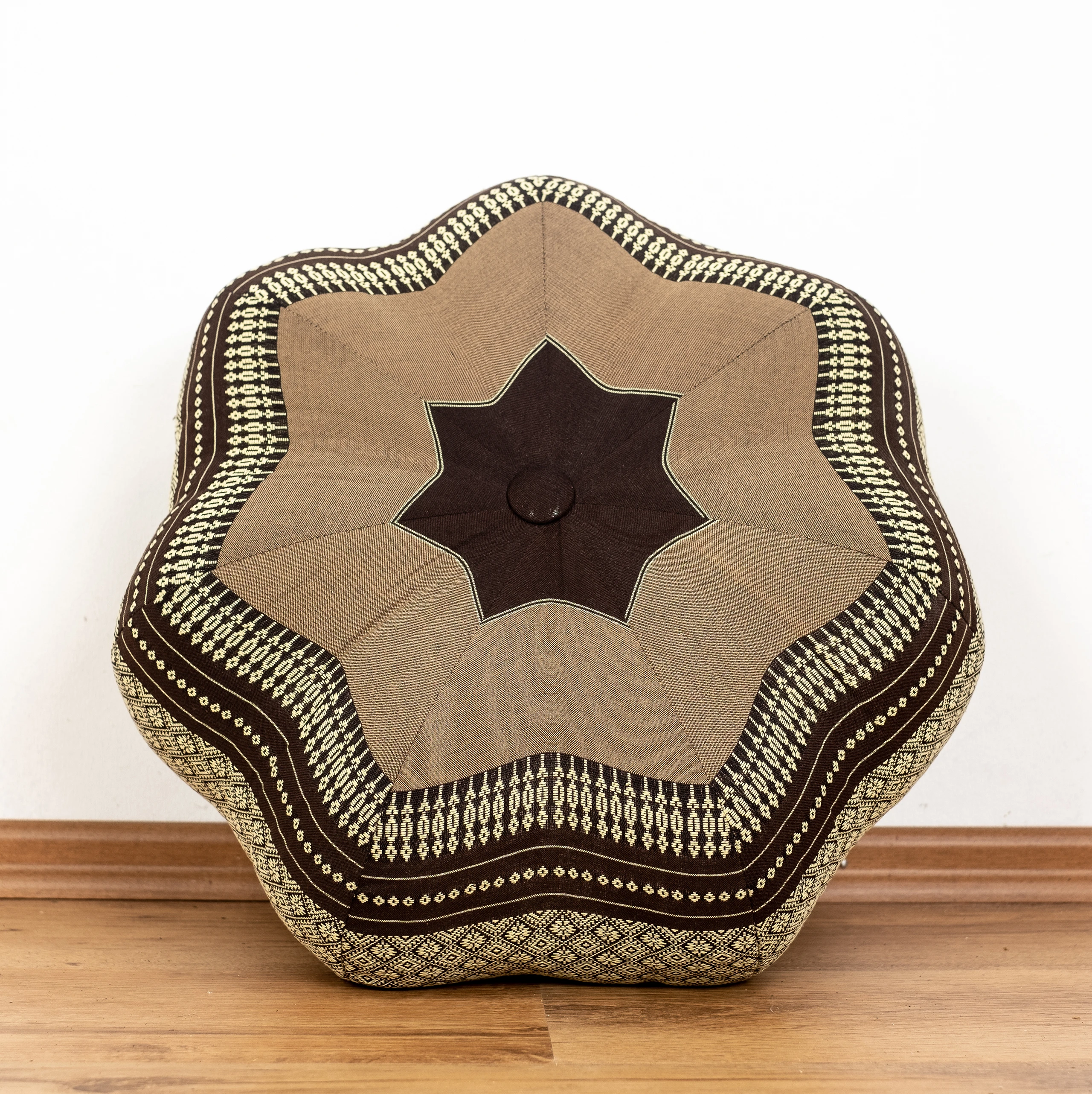 Zafu étoile grande taille en kapok