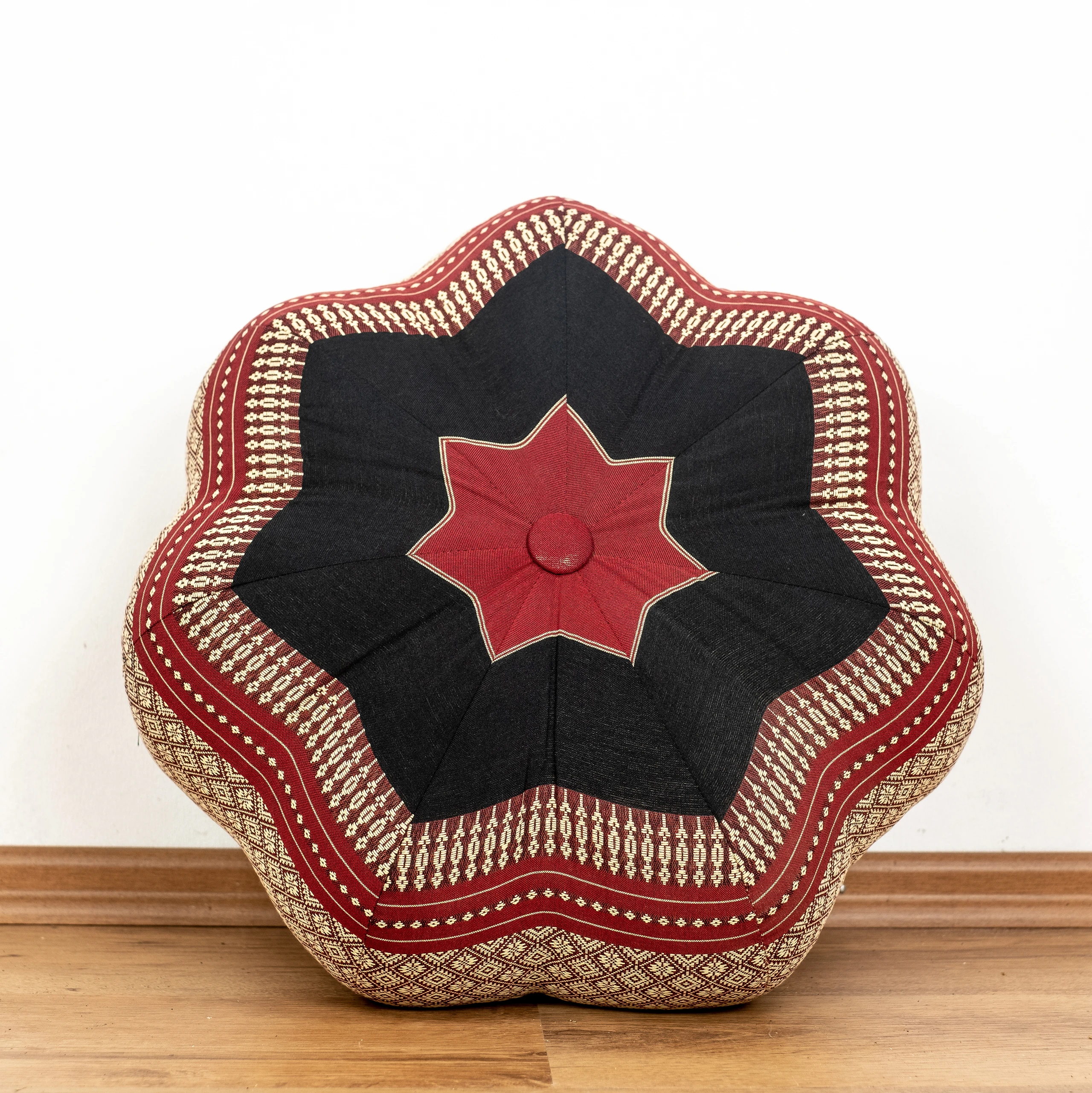 Zafu étoile grande taille en kapok