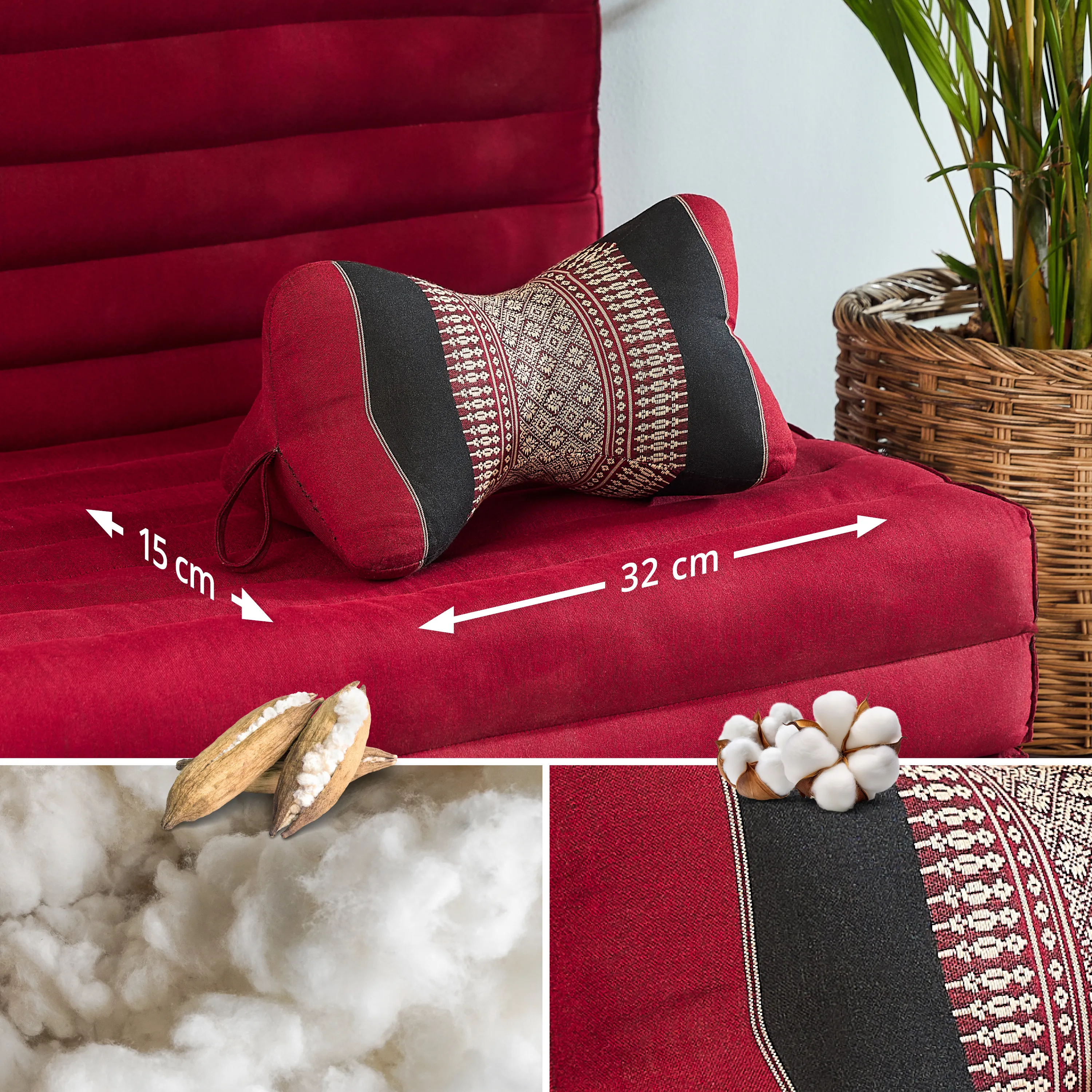 Coussin os en kapok