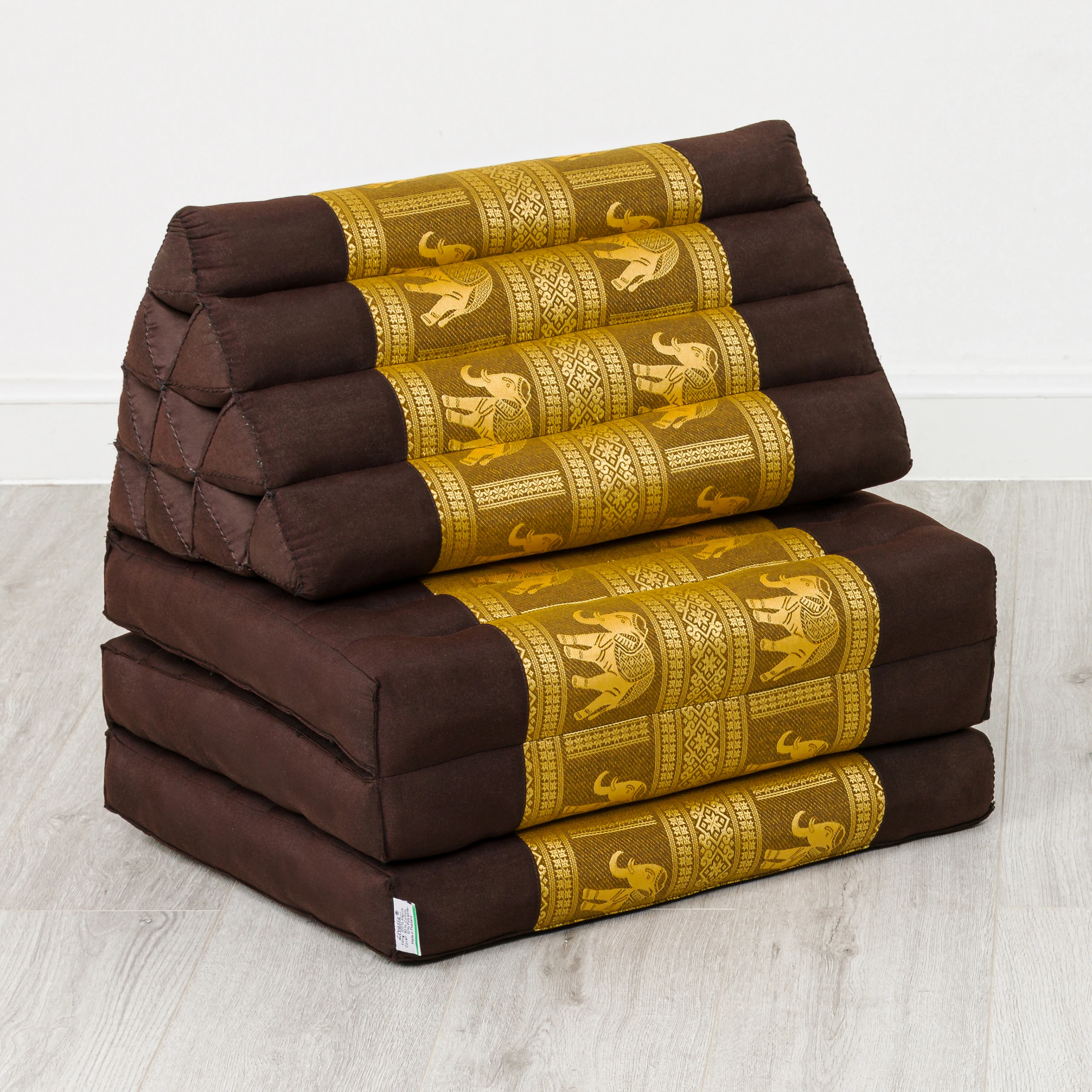 Coussin thaï avec matelas 3 parties en kapok, Deluxe