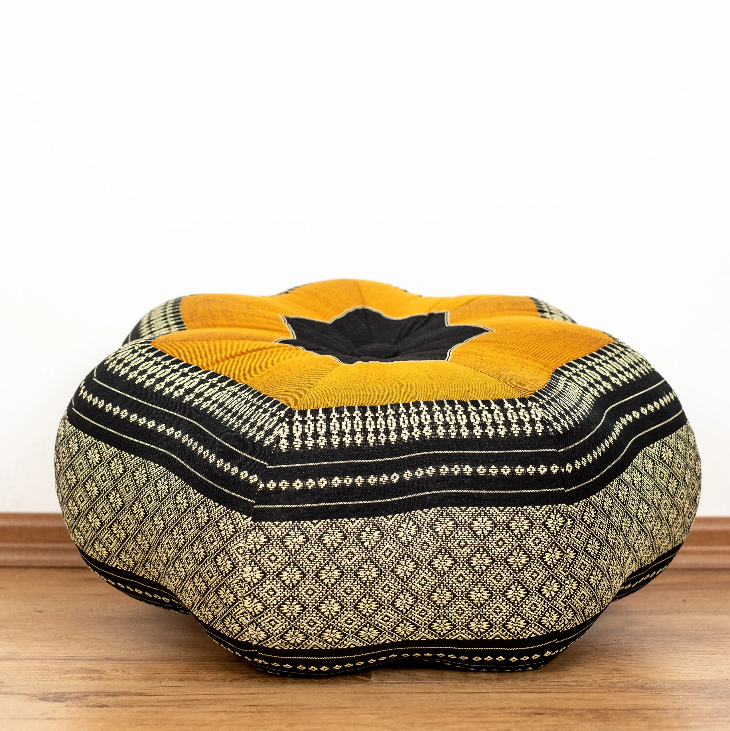 Zafu étoile grande taille en kapok
