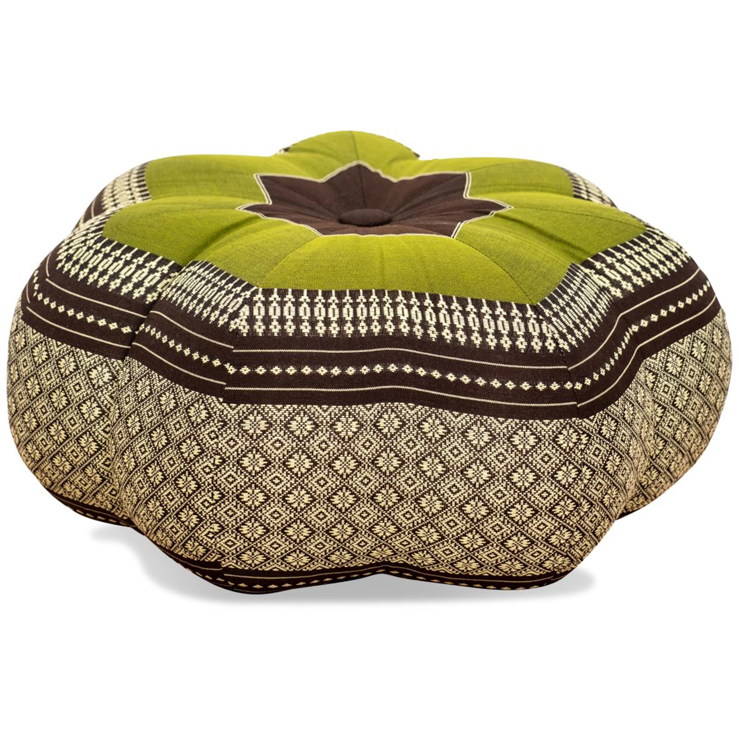Zafu étoile grande taille en kapok