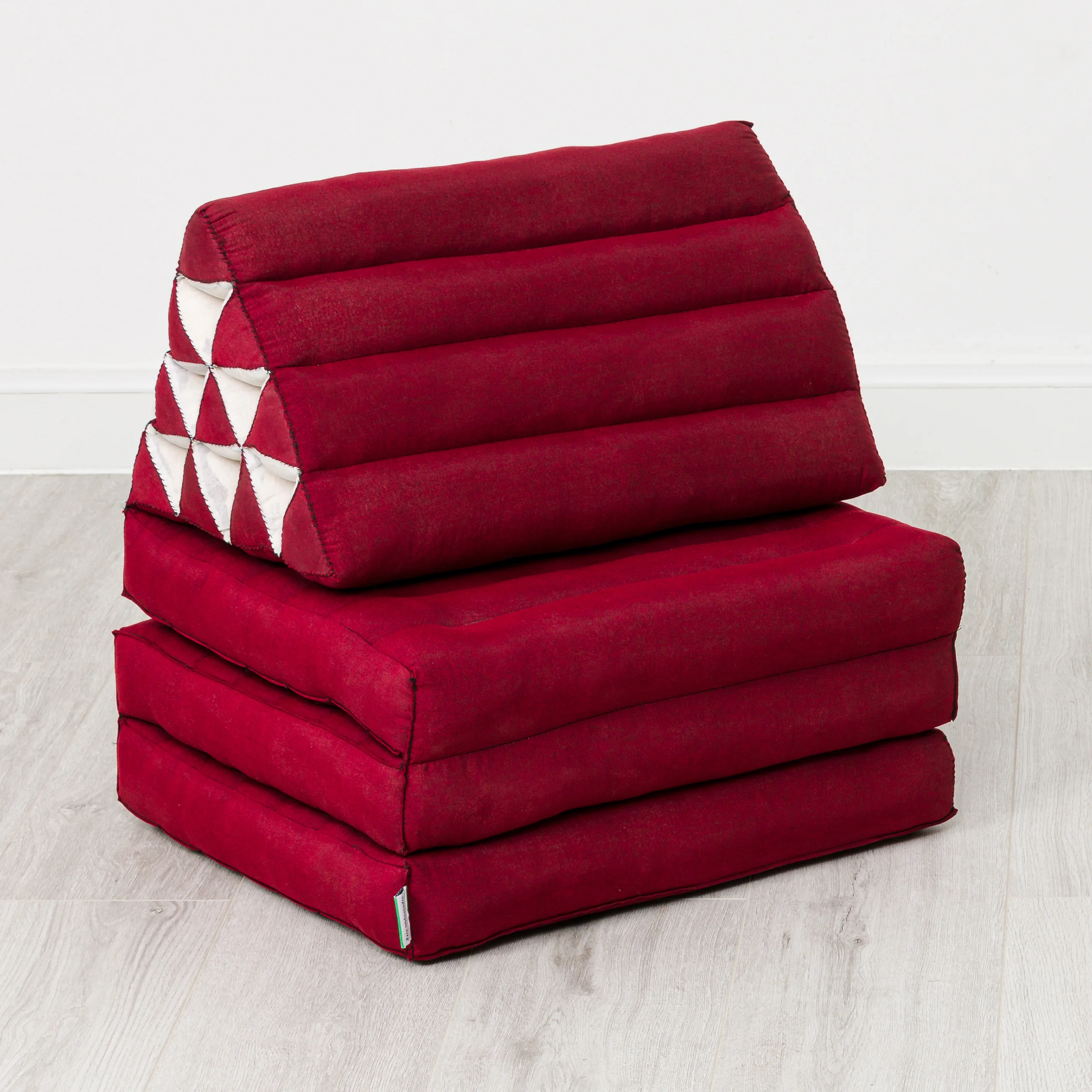 Coussin thaï avec matelas 3 parties en kapok, Basic