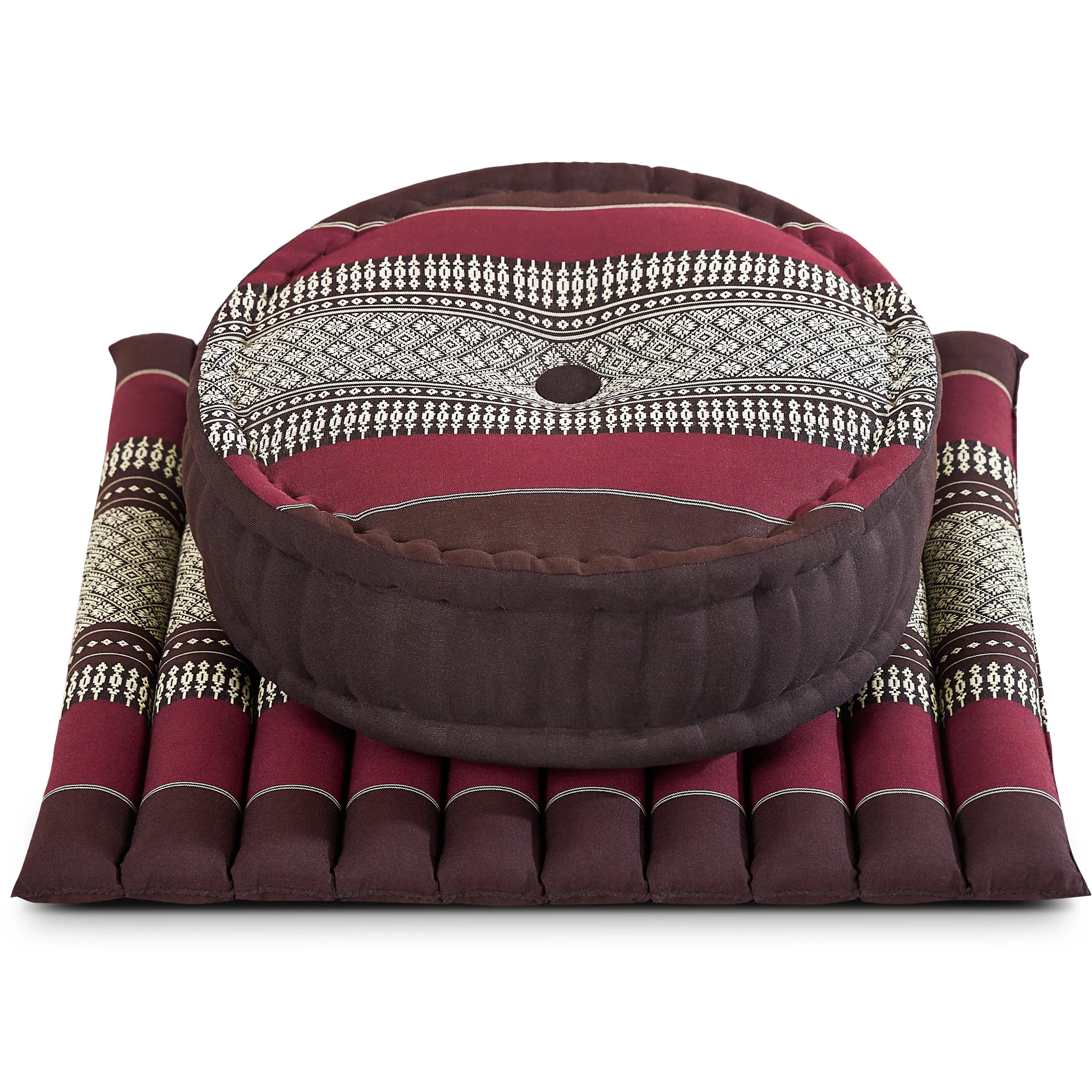 Set de coussins de méditation en kapok L