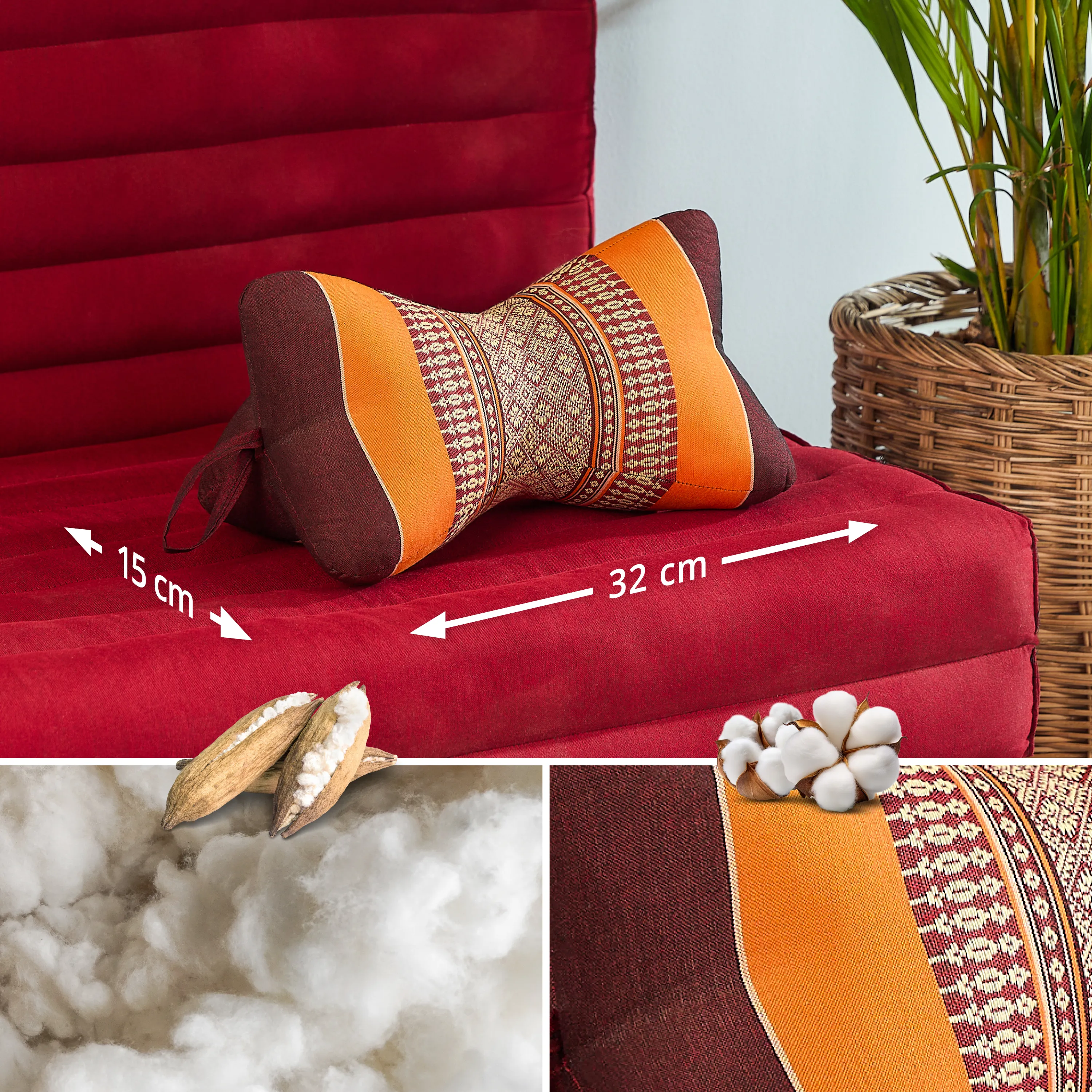 Coussin os en kapok
