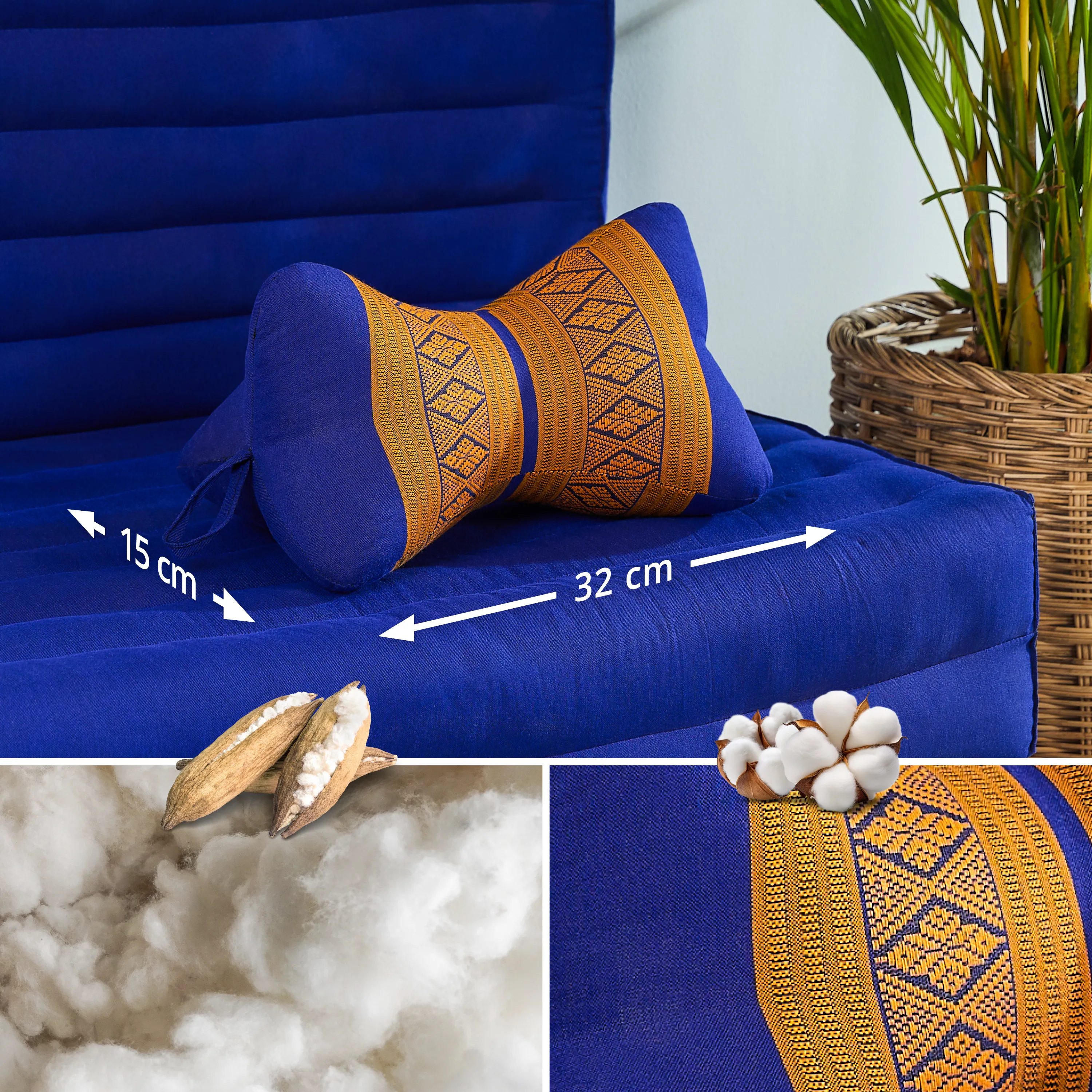 Coussin os en kapok