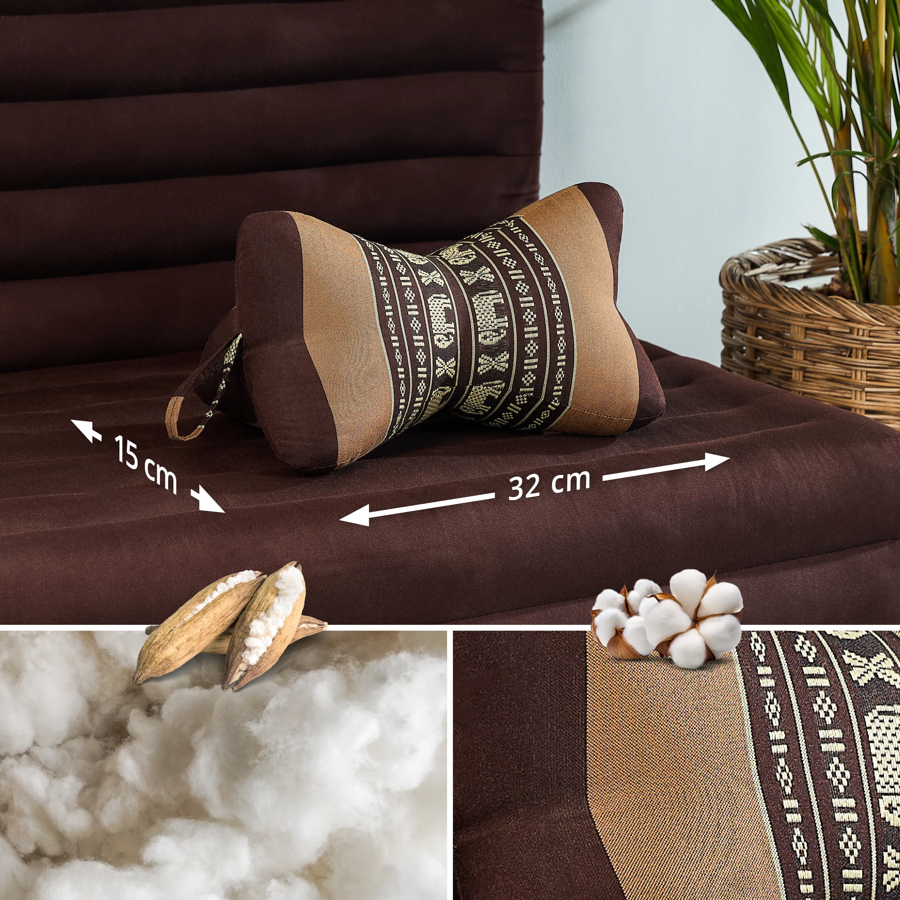 Coussin os en kapok
