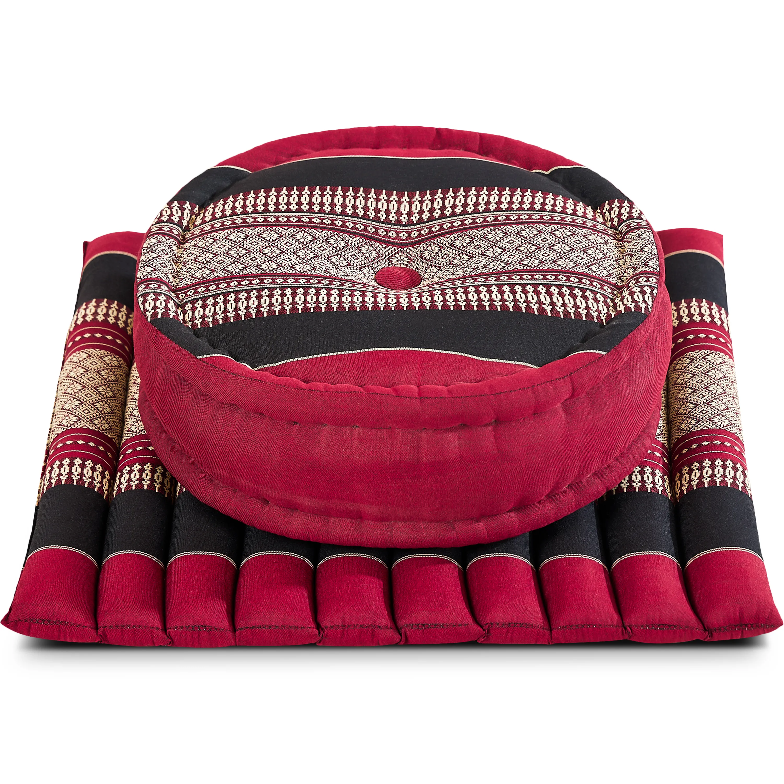 Set de coussins de méditation en kapok L