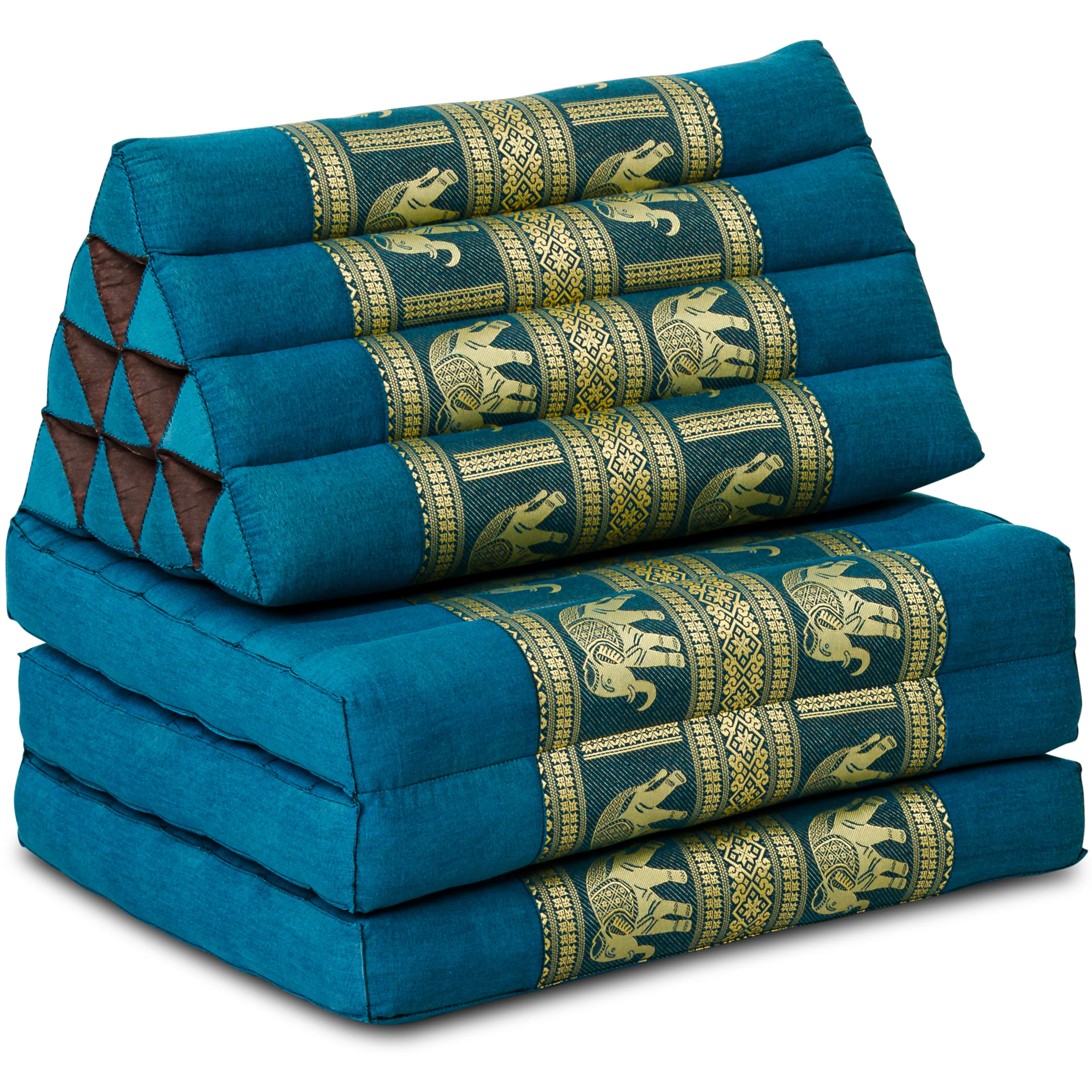 Coussin thaï avec matelas 3 parties en kapok, Deluxe