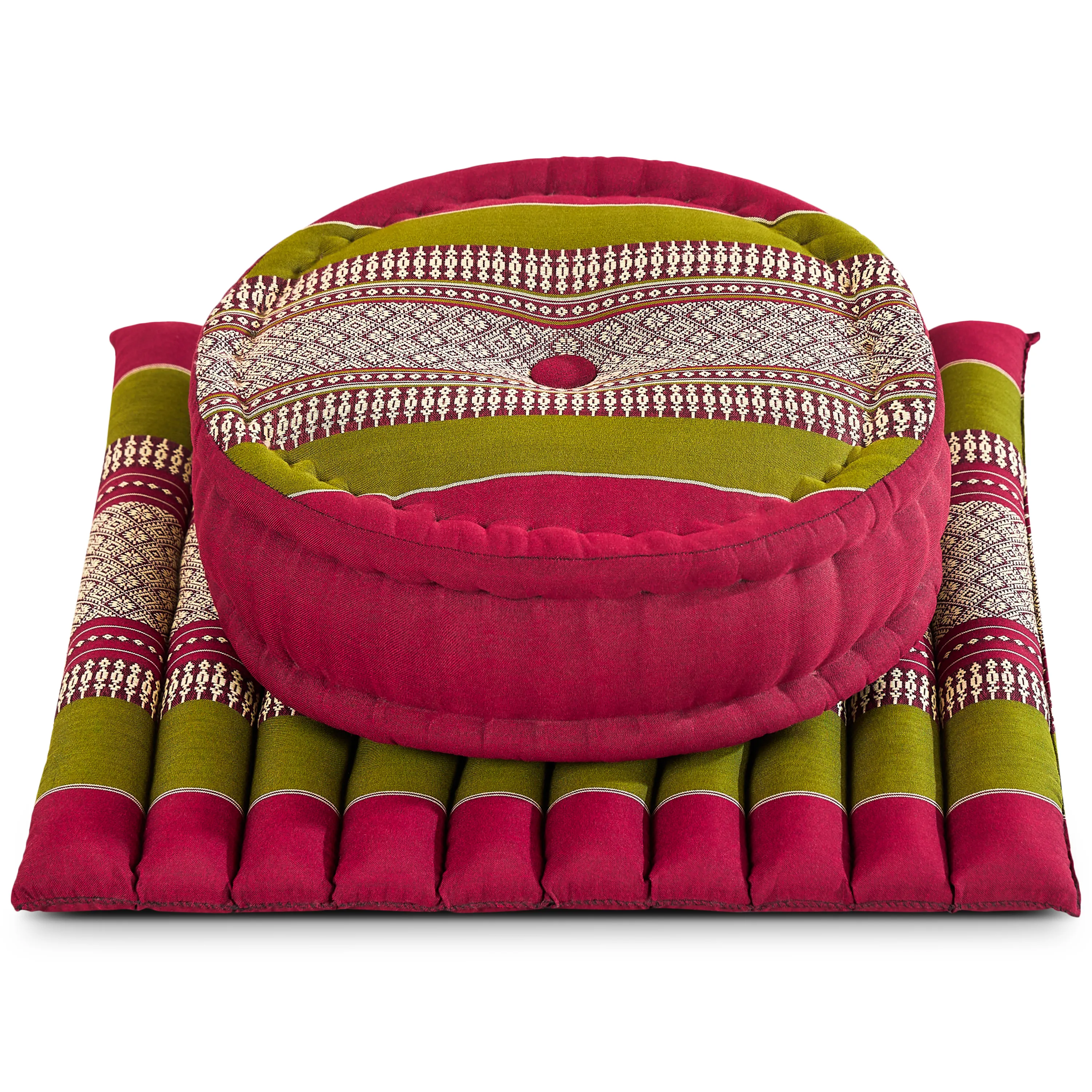 Set de coussins de méditation en kapok L