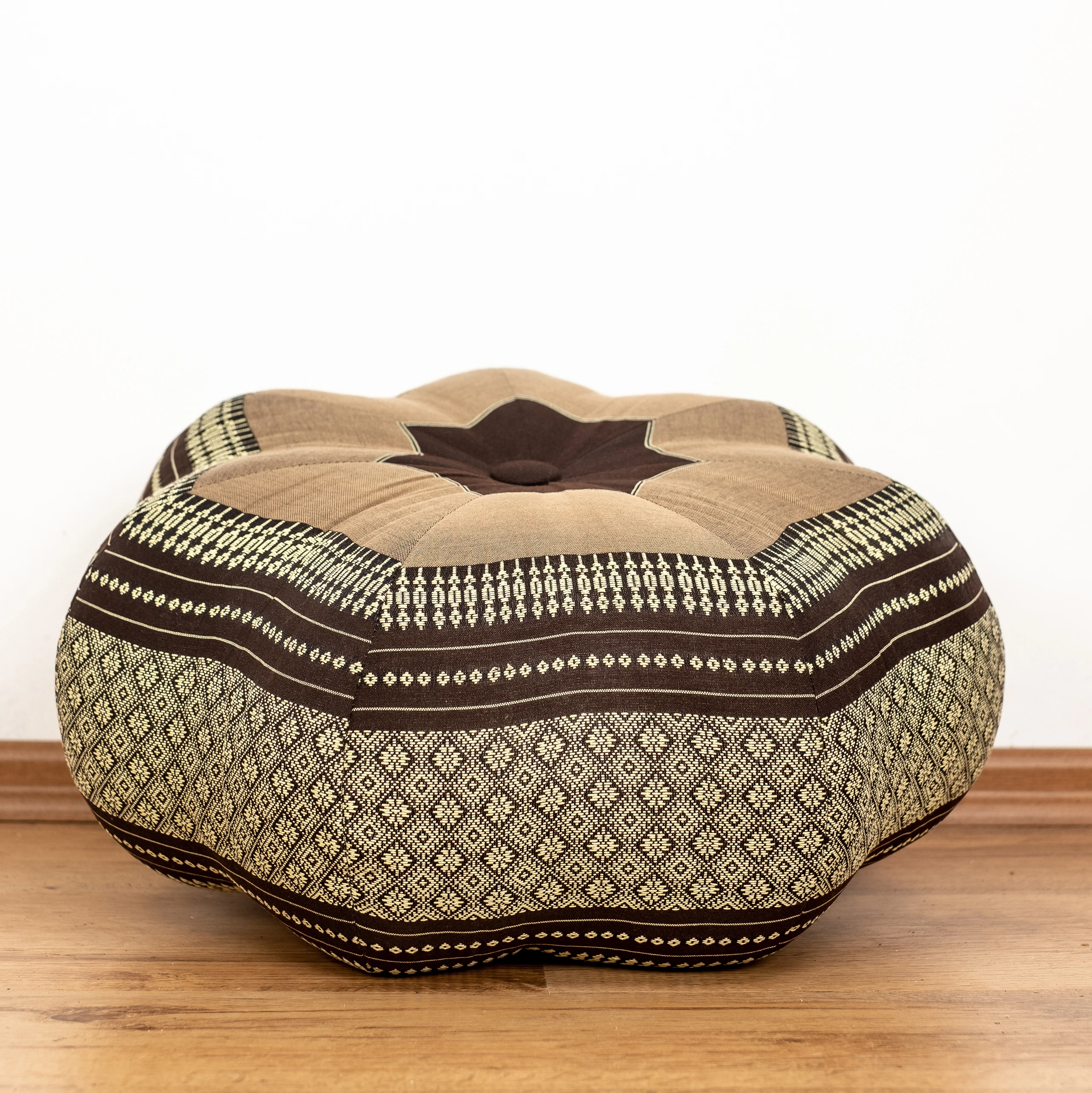 Zafu étoile grande taille en kapok