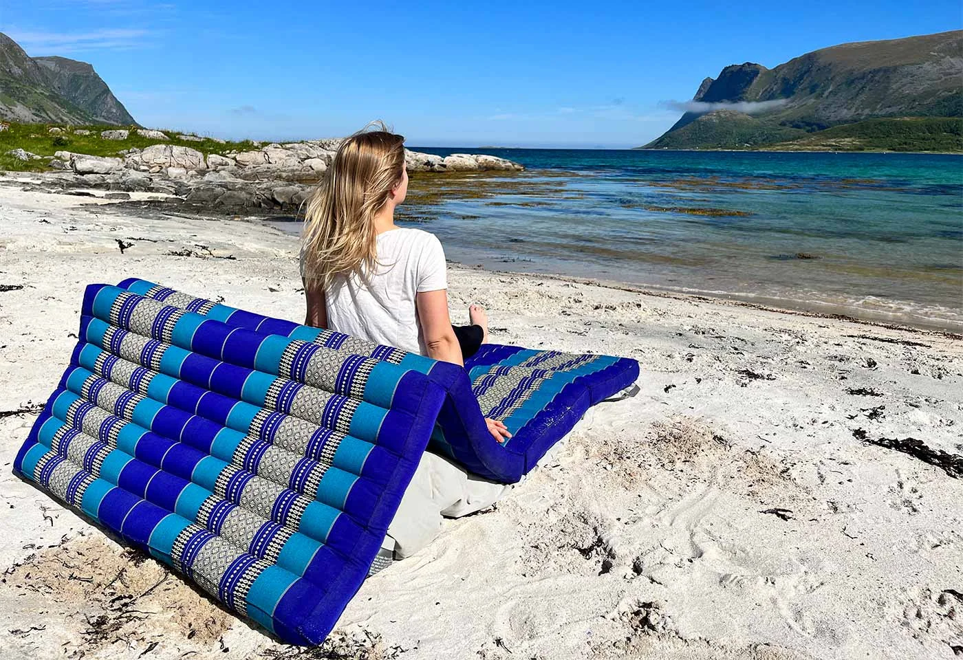 Un voyage à la mer avec votre matelas pliant