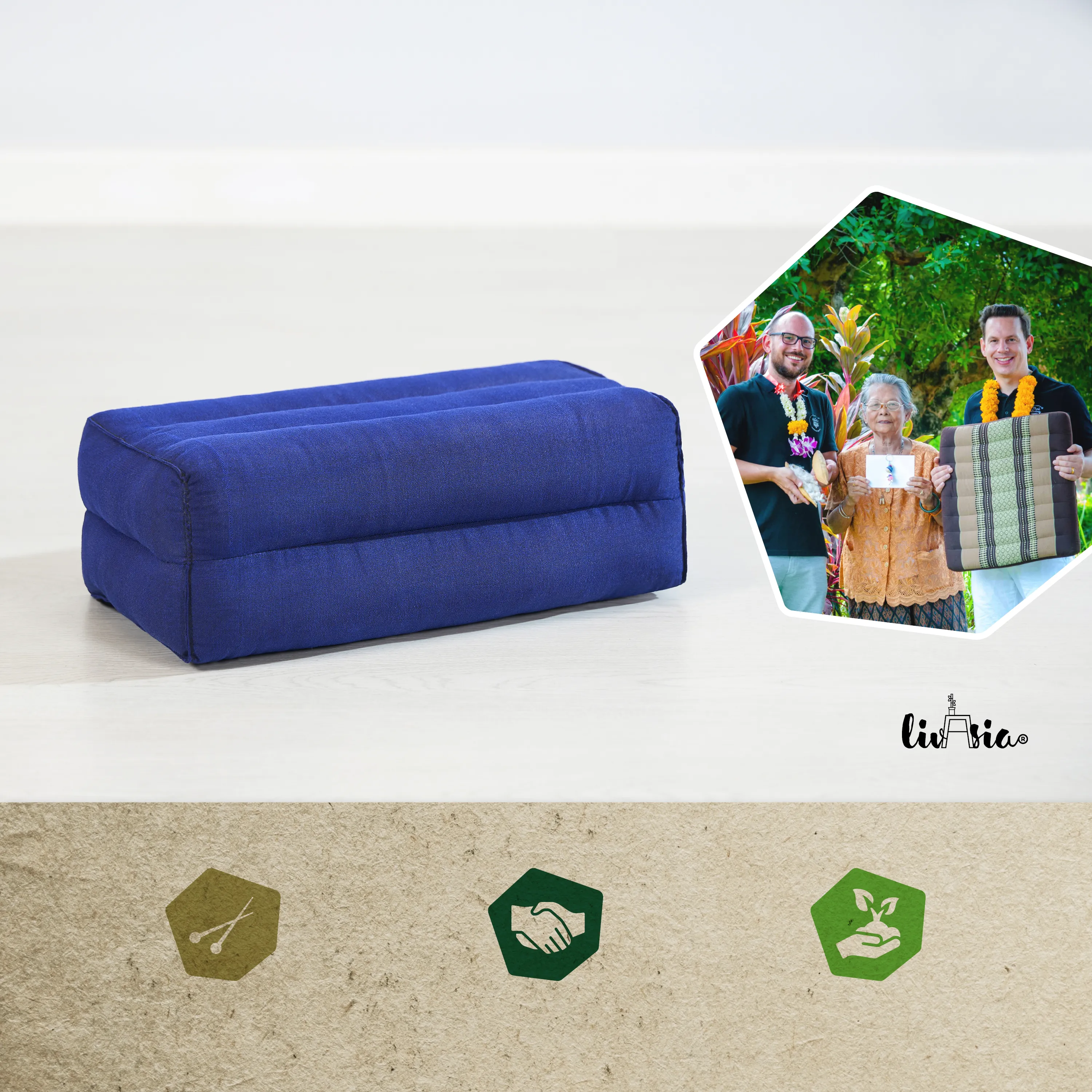 Coussin de maintien en kapok, Basic