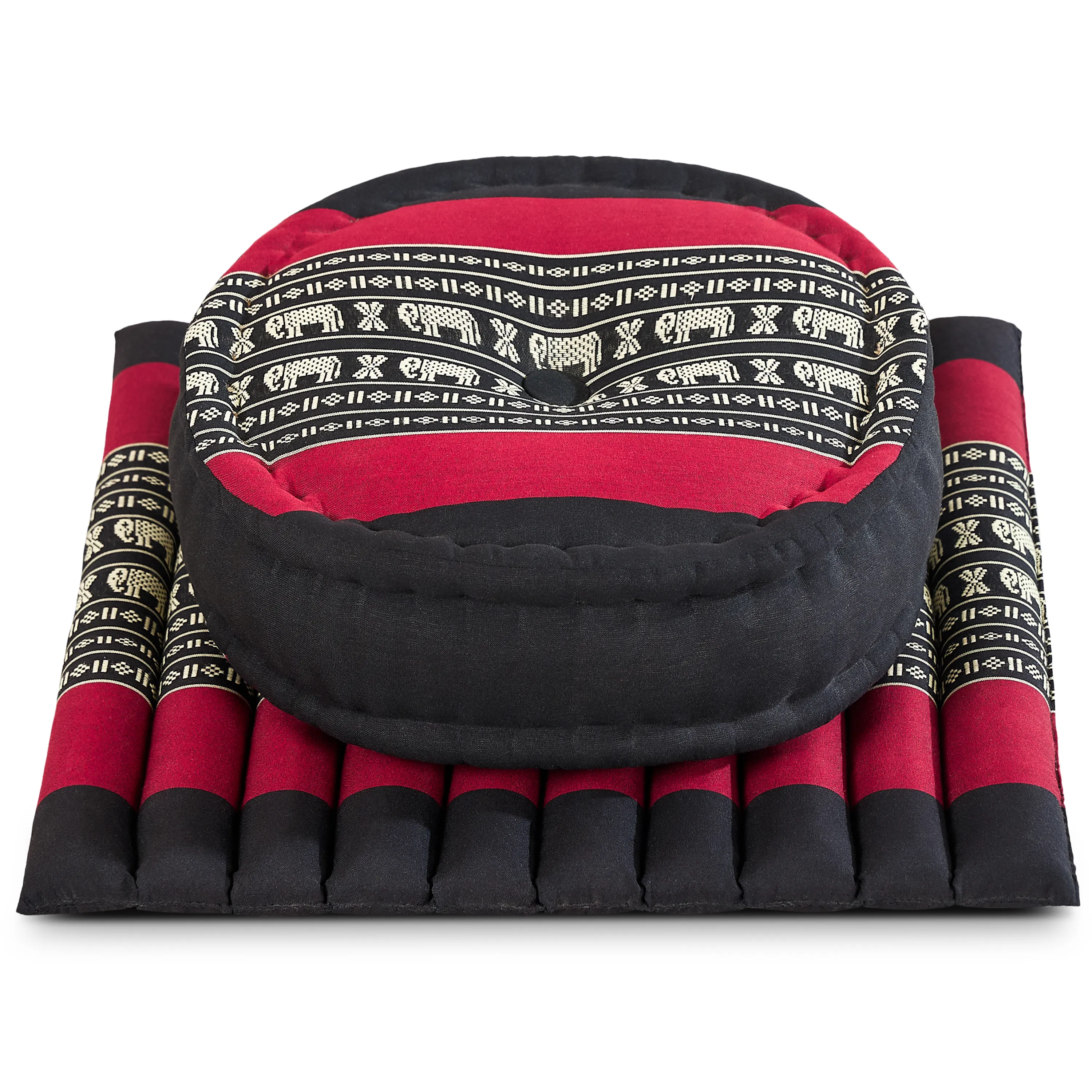 Set de coussins de méditation en kapok L