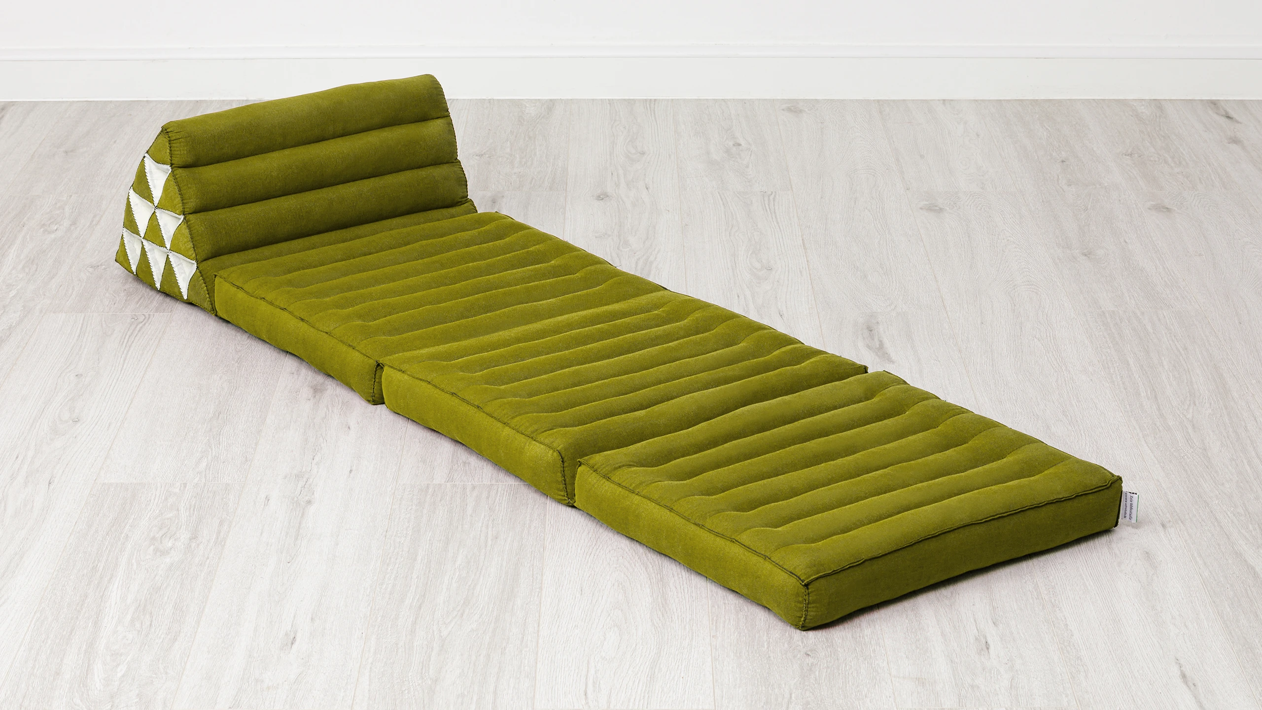 Thaikissen-3_a4-gruen-einfarbig_1030272005_1_frei Coussin thaï avec matelas 3 parties en kapok, Basic