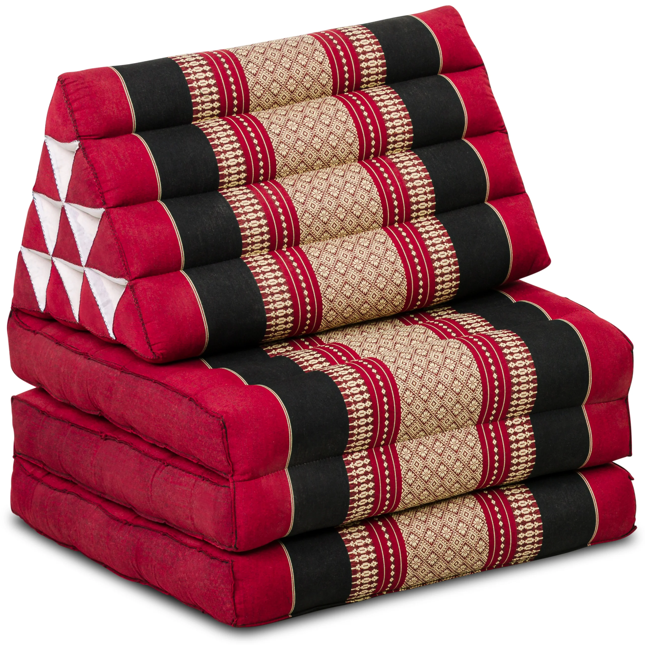 Coussin thaï avec matelas 3 parties en kapok, Classic