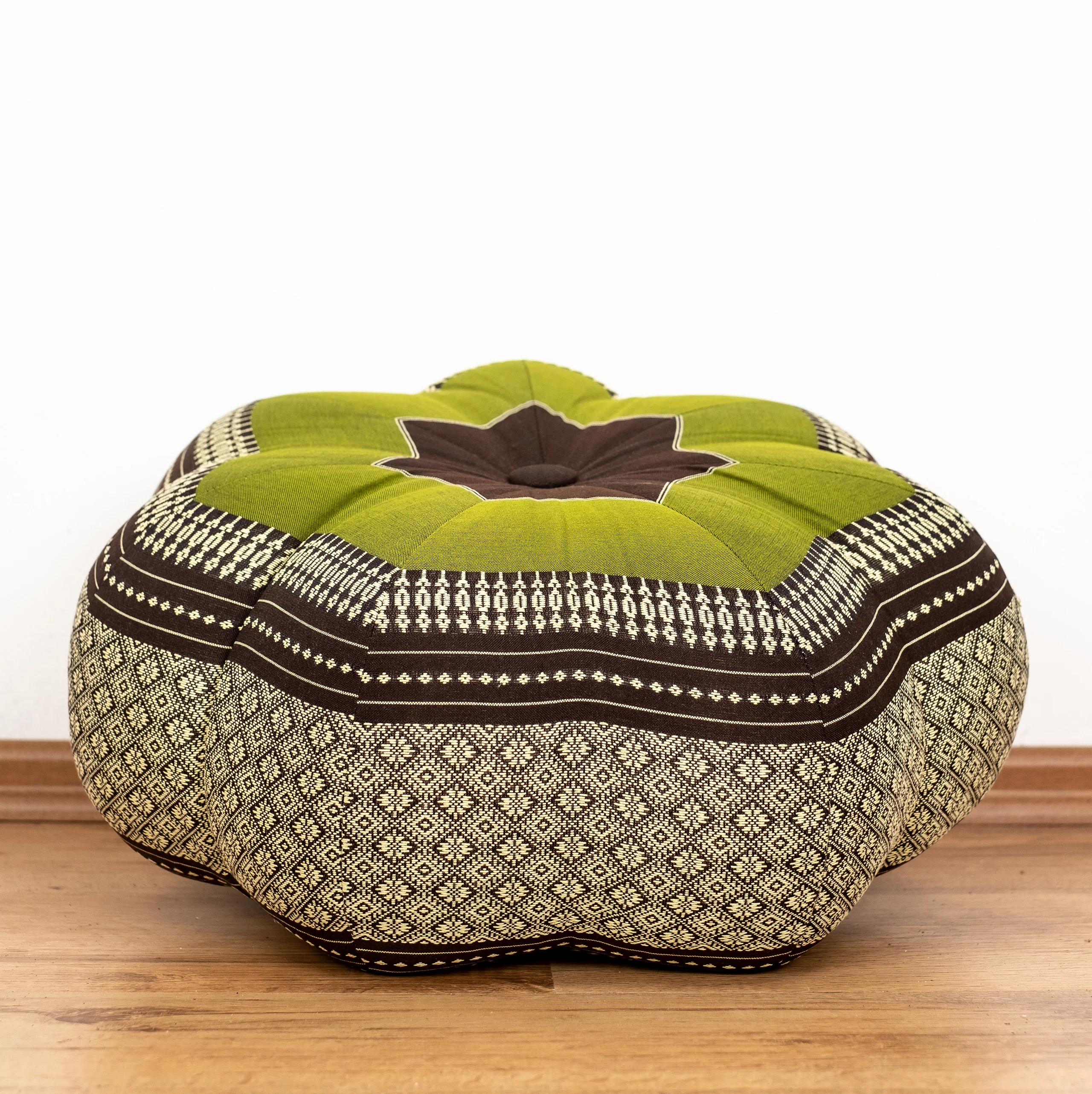 Zafu étoile grande taille en kapok