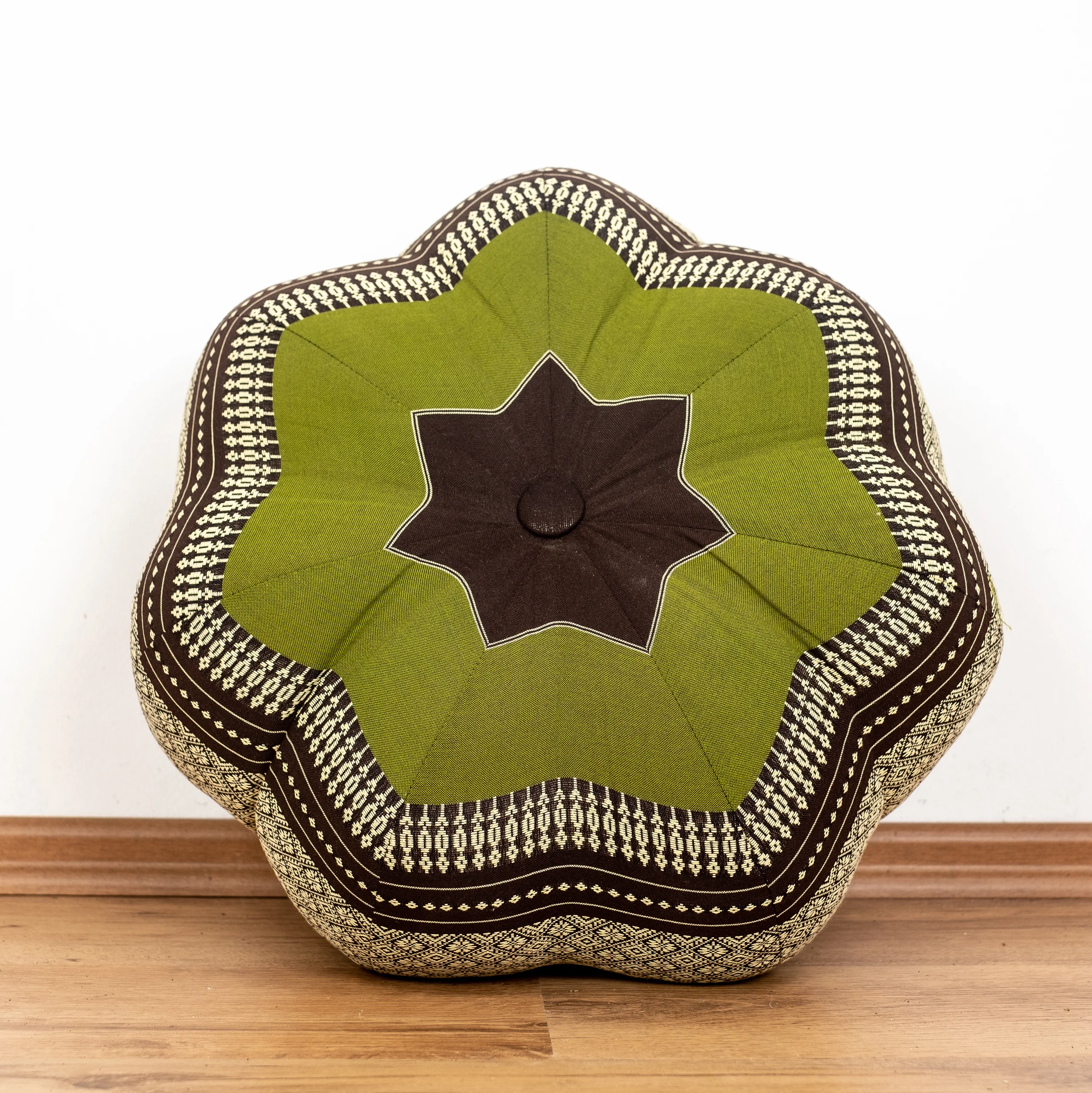 Zafu étoile grande taille en kapok