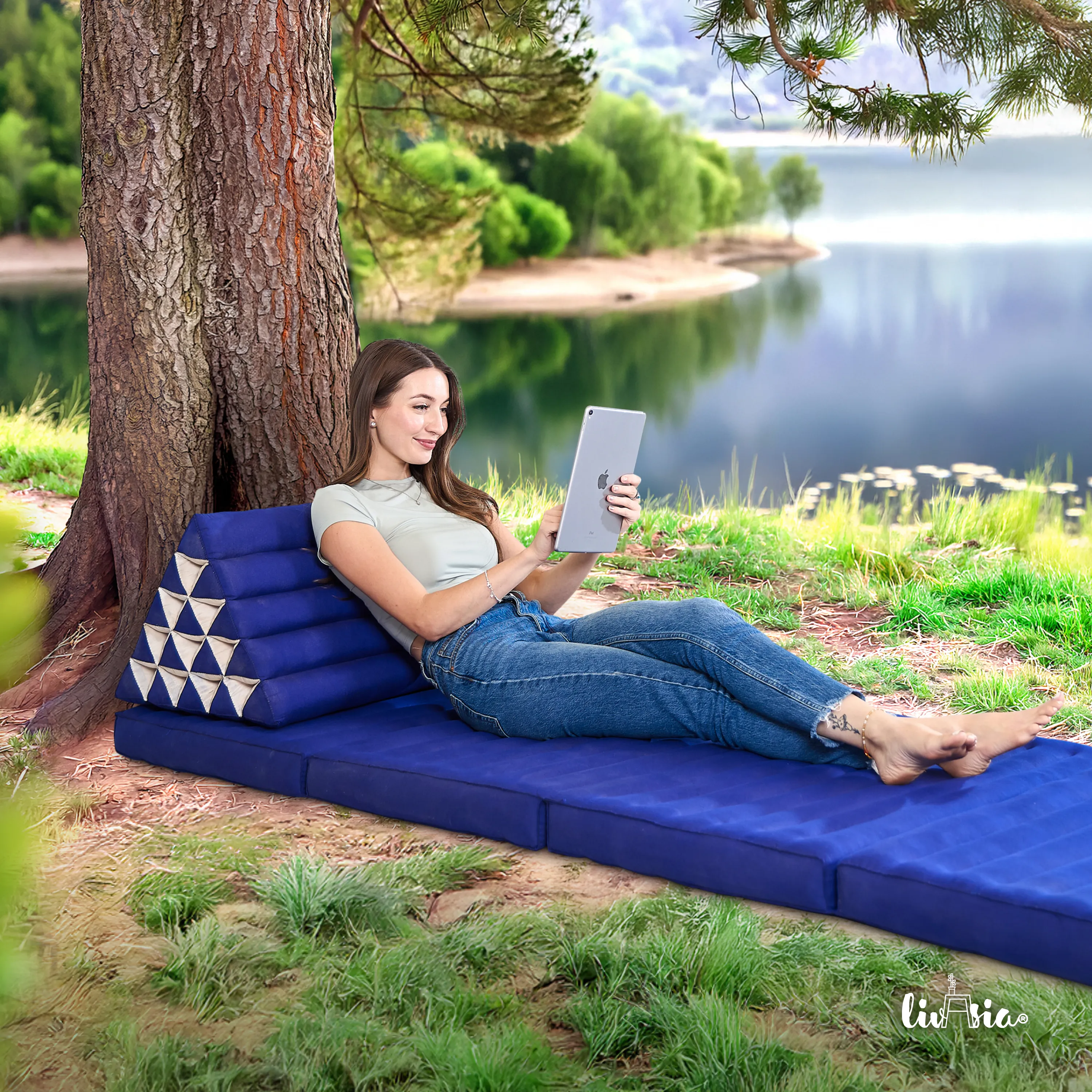 Coussin triangulaire haut en kapok, Basic