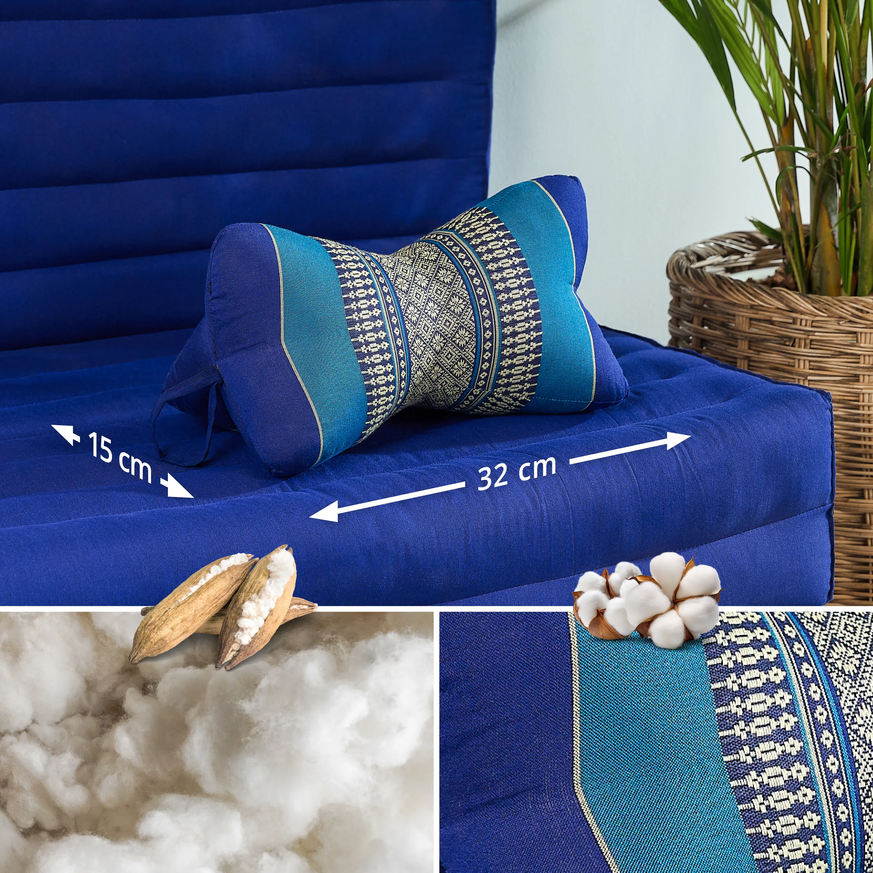 Coussin os en kapok
