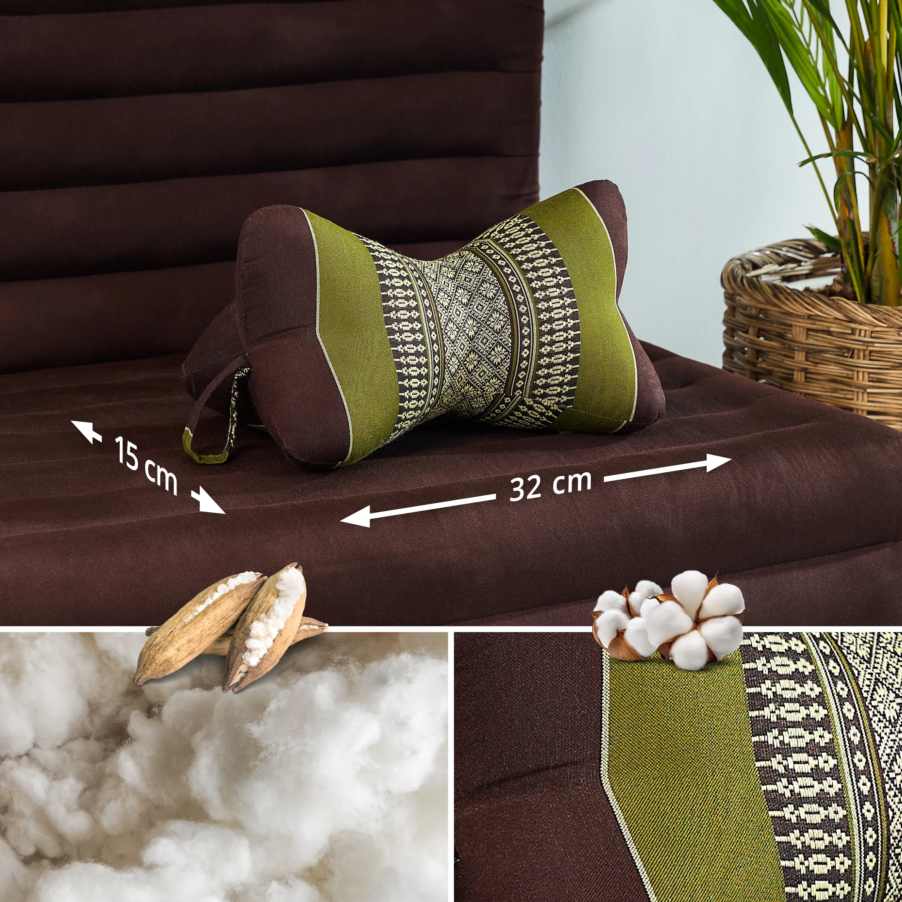 Coussin os en kapok