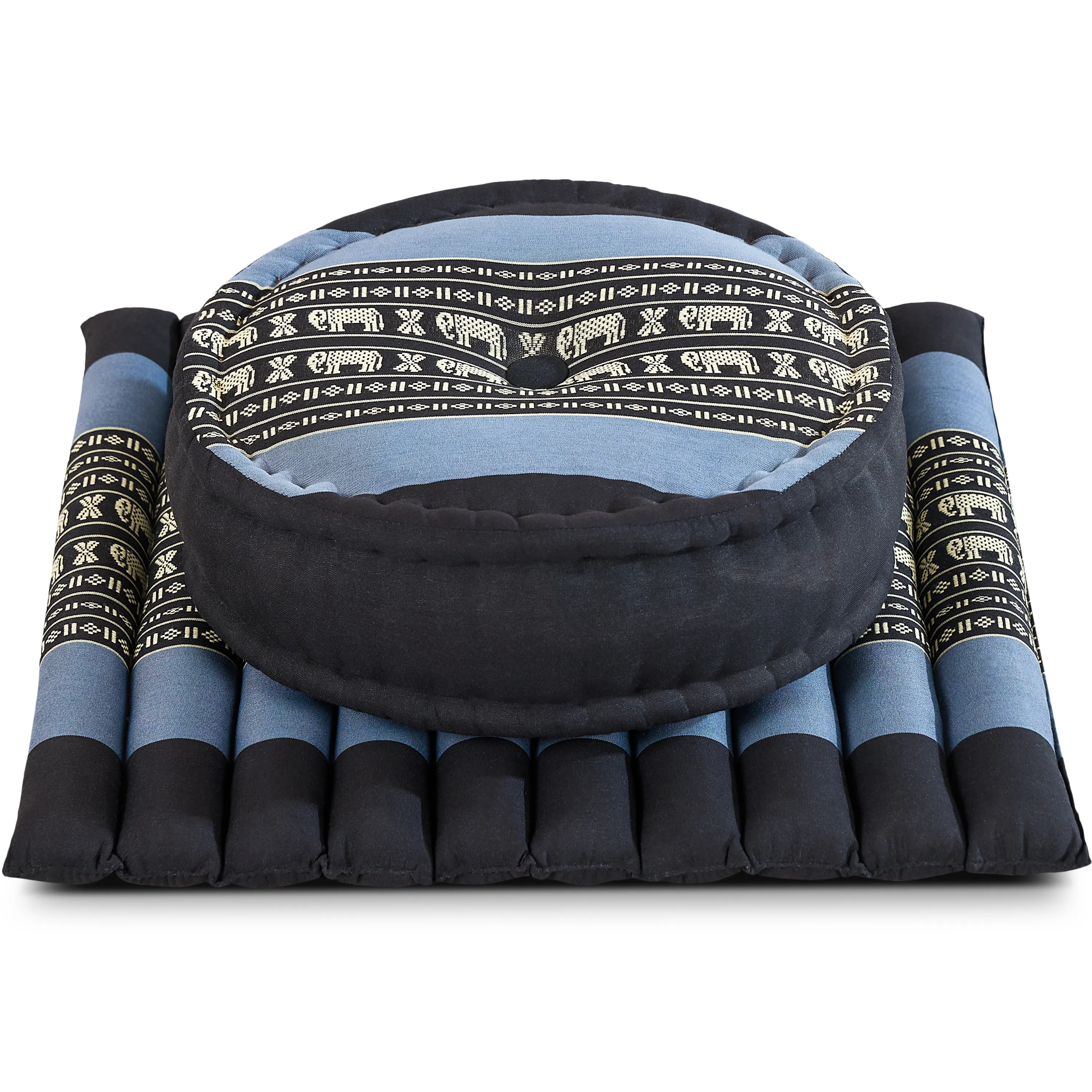 Set de coussins de méditation en kapok L
