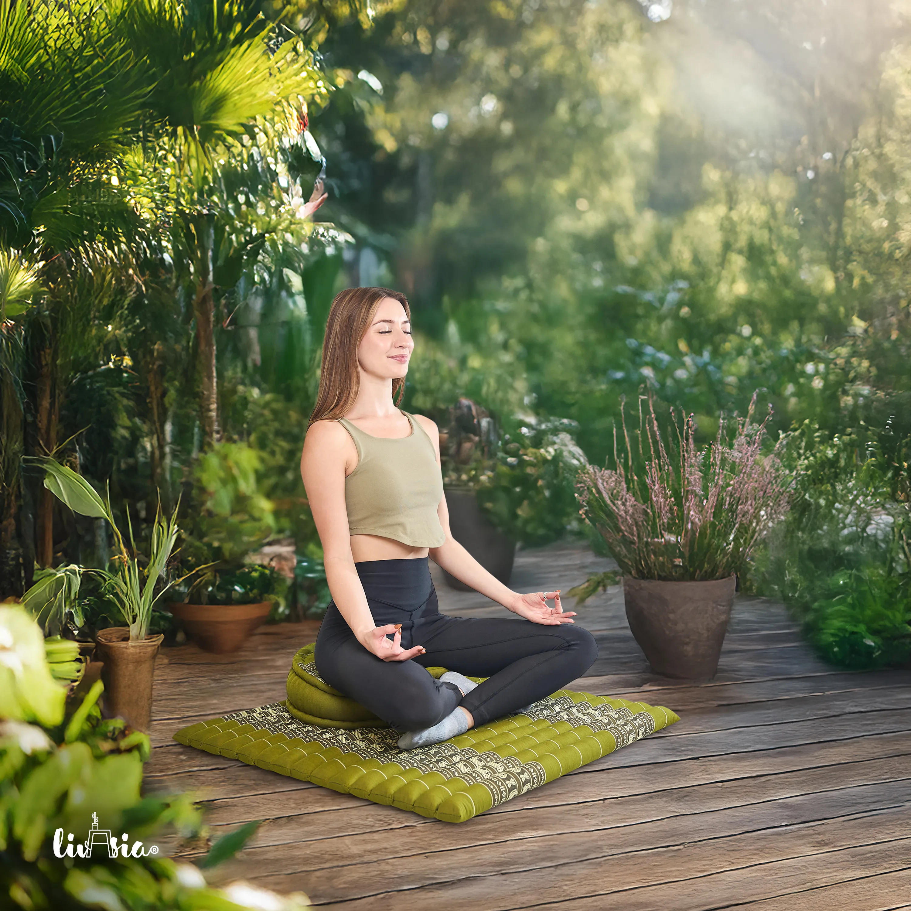 Set de coussins de méditation en kapok XL