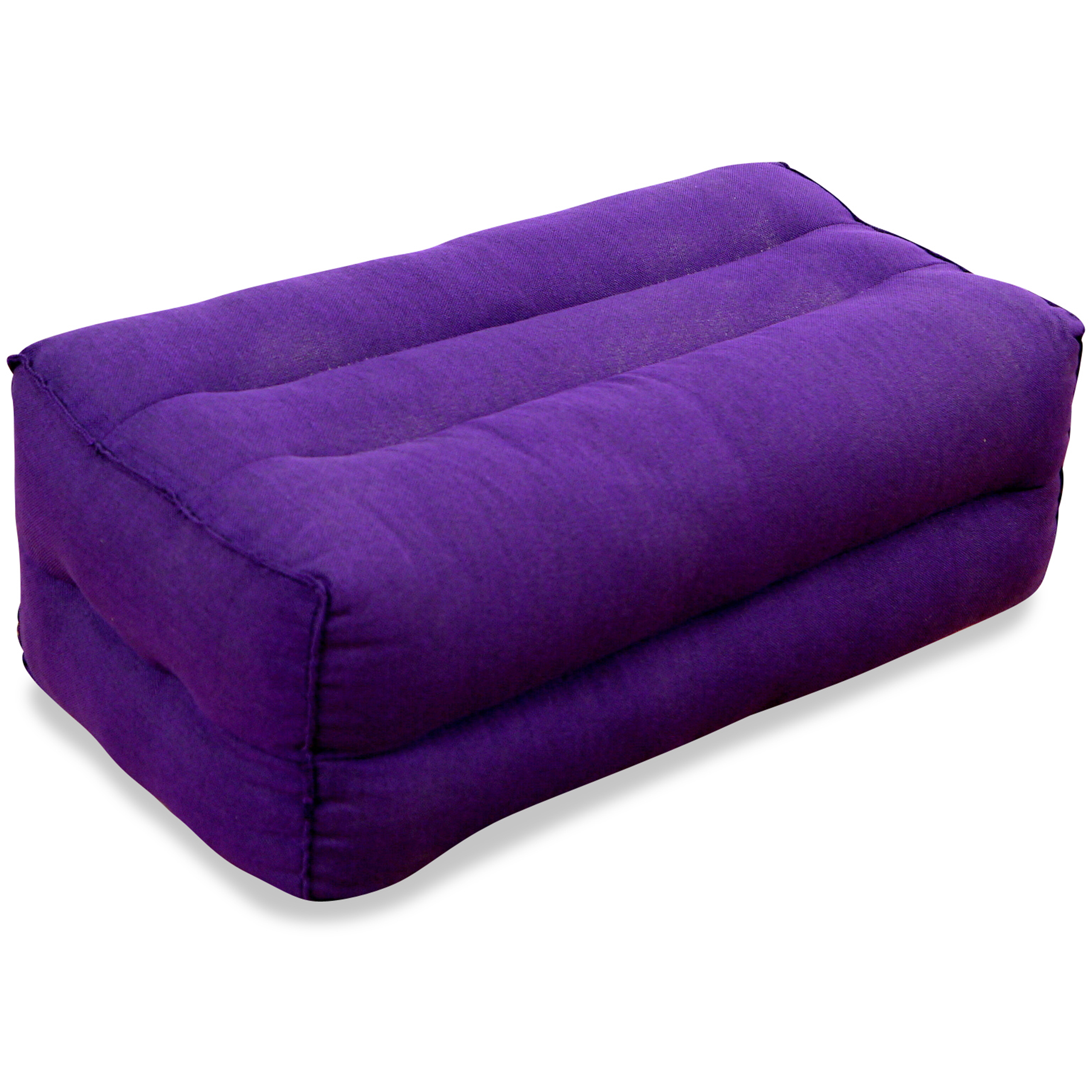 Coussin De Yoga Et Méditation Collumino – Remplissage Kapok 100% Naturel, 35x15x10 Cm, Housse Coton, Hypoallergénique, Pour Intérieur Et Extérieur