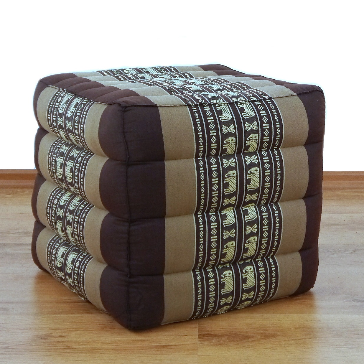 Coussin cube en kapok