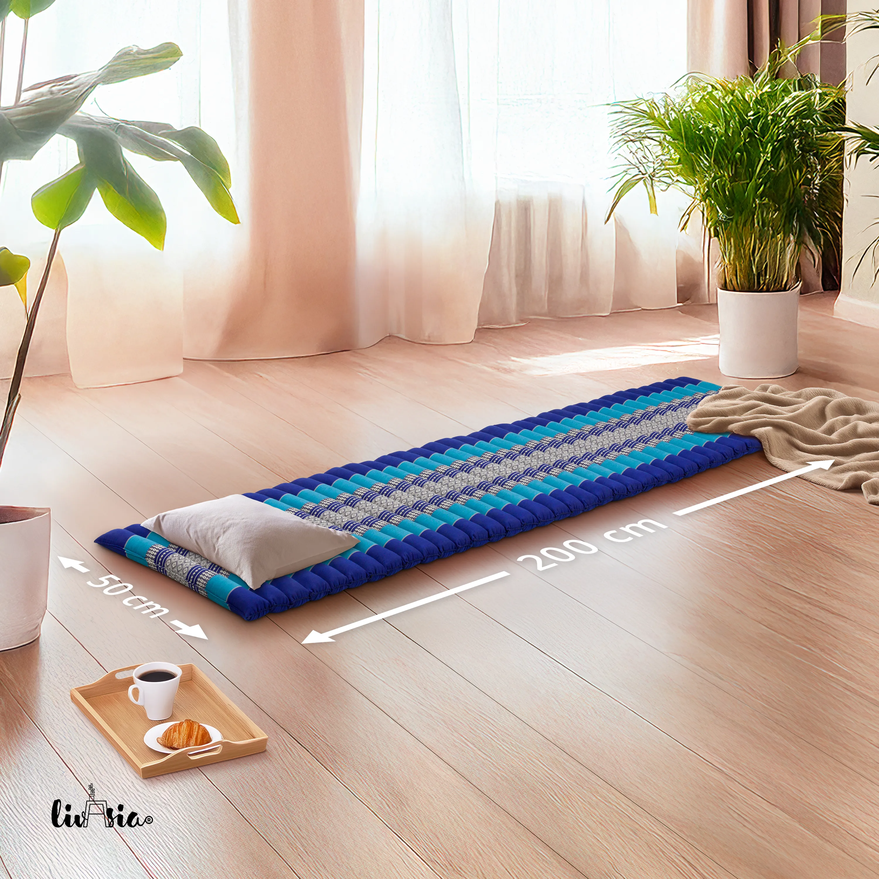 Tapis enroulable en kapok, 50 cm de large