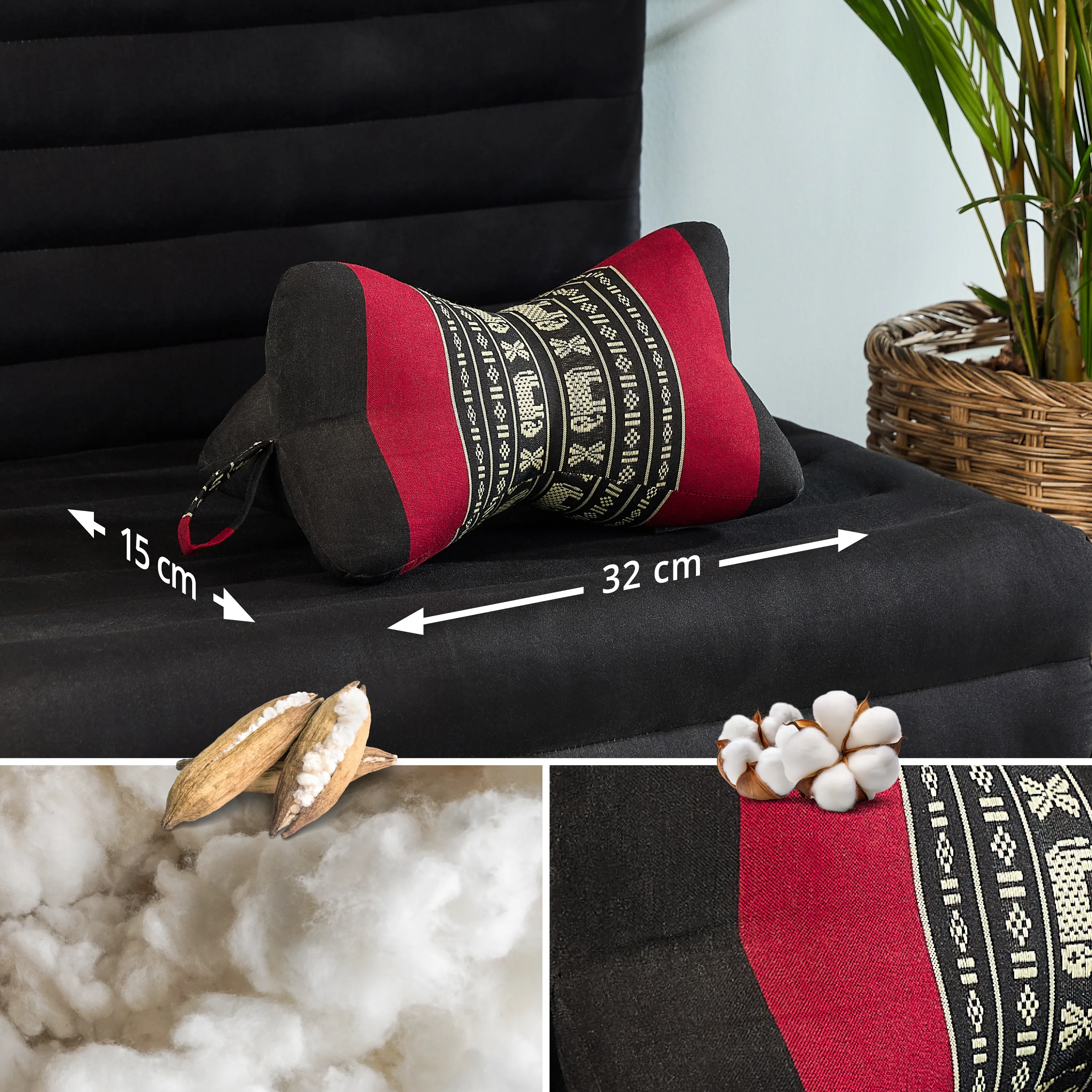 Coussin os en kapok